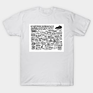 Lexington Map Art T-Shirt